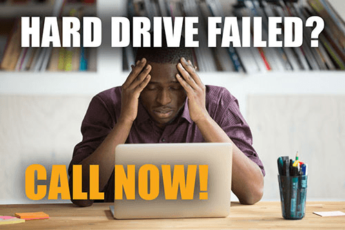 failed hard drive data recovery call now