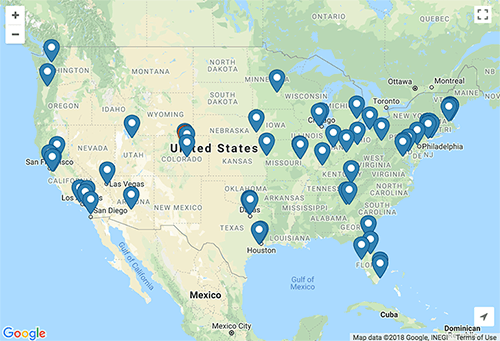 datatech lab locations map